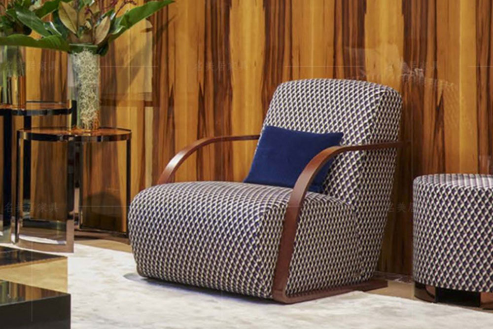 (Official website points goods) Italy single sofa chair