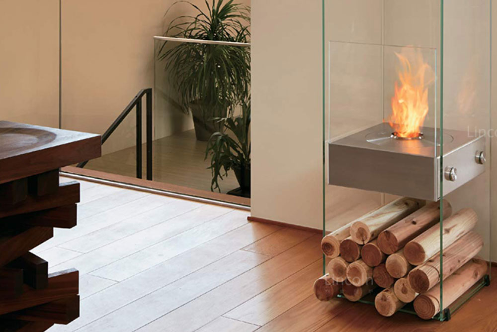 (Official website points goods) Scandinavian small independent real flame alcohol fireplace