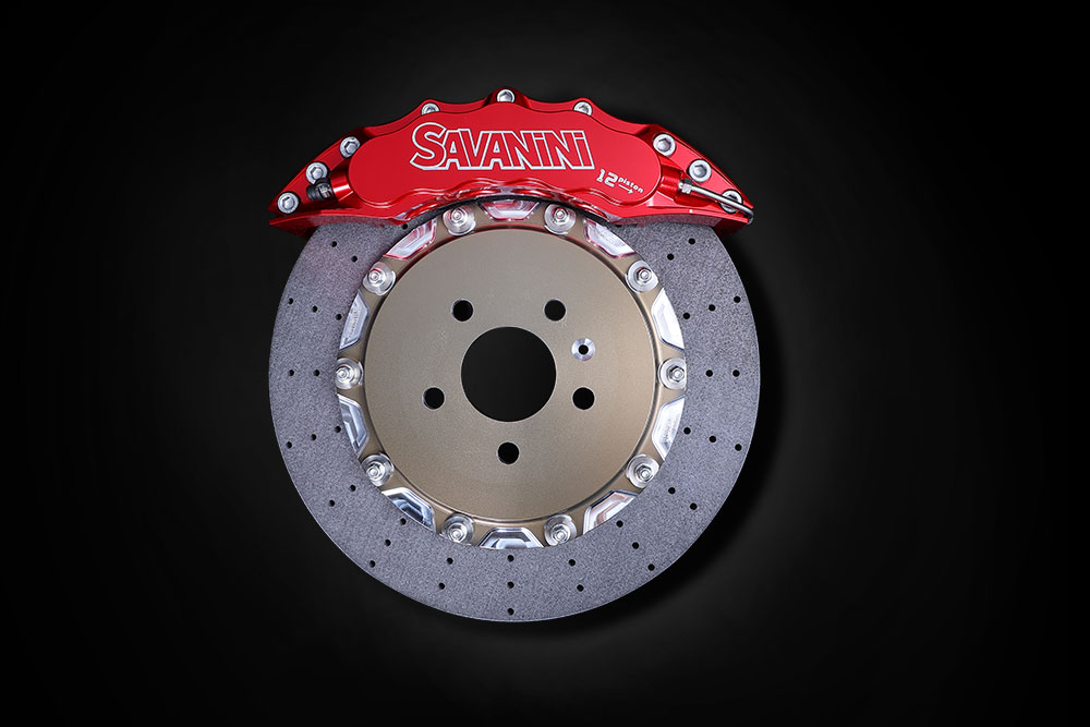 Jiji L7 2022 12-piston brake caliper kit (carbon ceramic disc)