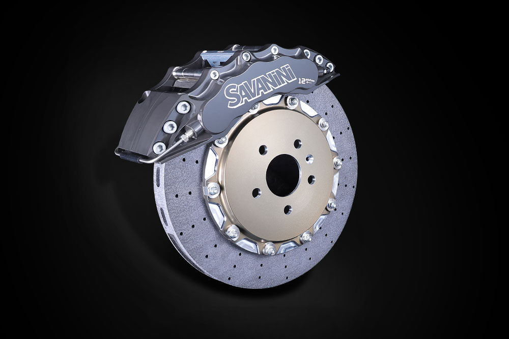 Mercedes-Benz Sprinter 2013 12-Piston Caliper Kit (Carbon Ceramic Disc)